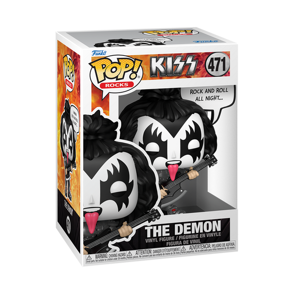 Funko Pop! Sayings Kiss : The Demon (Rock and Roll All Night)