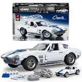 Mattel : Brick Shop - Hot Wheels Corvette Grand Sport Building Kit (918 Pieces)