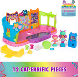 Gabby’s Dollhouse : Party Room Playset with Exclusive Toy Figures
