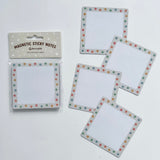 Cherrypick : Magnetic Sticky Notes (10pc Dry Erase Labels) - Rainbow Smileys