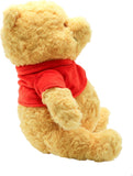 Disney - Winnie The Pooh - Medium Plush - Rose Fabric with Patch - Winnie The Pooh Collectors Edition 100th Anniversary
