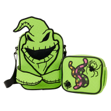 Loungefly : The Nightmare Before Christmas Oogie Boogie Glow Crossbuddies® Cosplay Crossbody Bag with Coin Bag