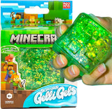 Minecraft x SlimyGloop Gelli Gels Glitter Series - Squishy Stress Cube (Assorted Styles)