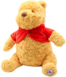 Disney - Winnie The Pooh - Medium Plush - Rose Fabric with Patch - Winnie The Pooh Collectors Edition 100th Anniversary