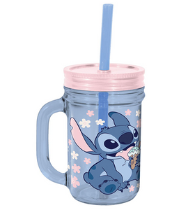 (PRE-ORDER) Danawares : Kids BPA Free 14oz Mason Jar With Silicone Straw (Assorted Styles) [ALL PRE-ORDERS ARE FINAL]