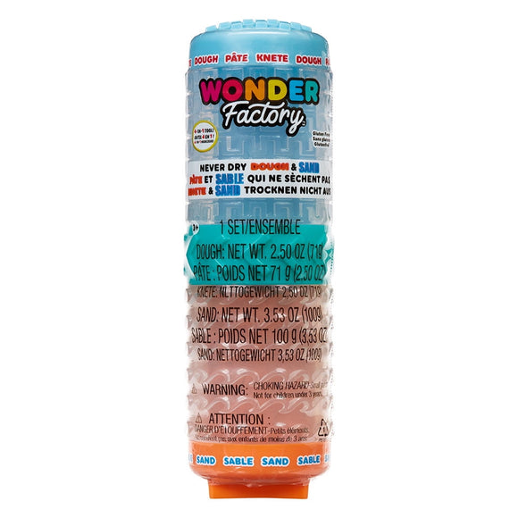 MGA : Wonder Factory - Never Dry Dough & Sand Starter Set with 4-In-1 Tool