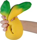 [LIMIT OF 2 PER HOUSEHOLD] Orb : Easy Sqweezy Jumbo Banana 18-Inch Squeeze Toy [Super Stretchy]