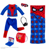 Elf On The Shelf : Marvel Spider-Man Elf Saves the Day Super Hero Sleep Set | Polar Props®