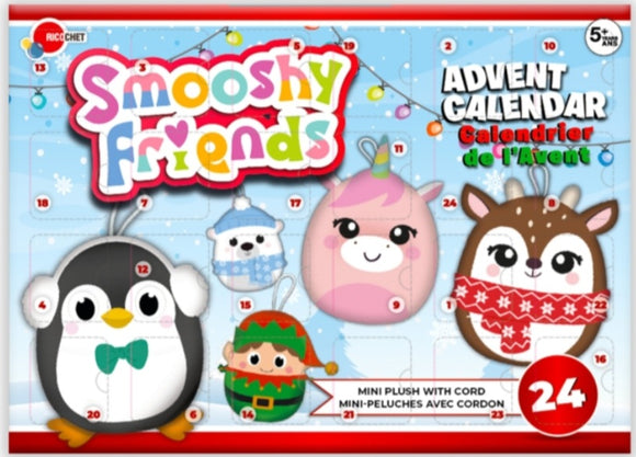 Smooshy Friends Squishland Christmas 2023 Advent Calendar : 24 Days of Squishies!