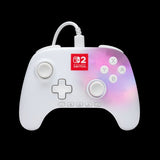 PowerA : Advantage Wired Controller for Nintendo Switch 2 with Lumectra - White