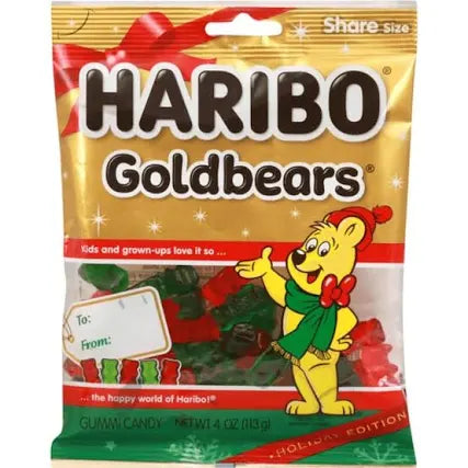Haribo : Christmas Goldbears - Holiday Edition 4oz [BB 11/26]