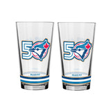(PRE-ORDER) Toronto Blue Jays 50th Season : Limited Run - Two-Piece 16oz. Mixing Glass Set