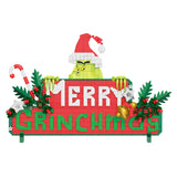Brickcraft : How The Grinch Stole Christmas - Merry Grinchmas Sign