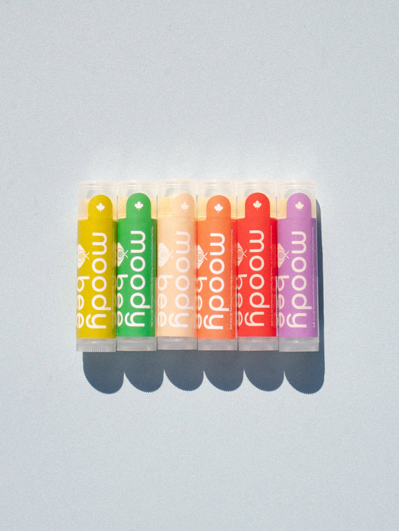Moody Bee : Happy Hour Collection - 6 pack Lip Balm 4.25g