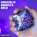Minecraft x SlimyGloop Gelli Gels Glitter Series - Squishy Stress Cube (Assorted Styles)