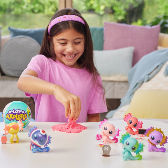Zuru : 5 SURPRISE A-LOT-A Axolotls - Series 1 with Sand Compound and Accessories