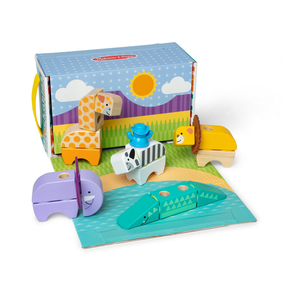 Melissa & Doug : Blockables™ Safari Play Set