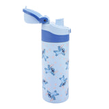 Lilo & Stitch All-Over Stitch Print Blue 24 Oz Stainless Steel Water Bottle
