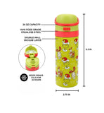The Grinch & Cindy-Lou Who All-Over Print Green 24 Oz Stainless Steel Water Bottle