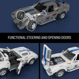 Mattel : Brick Shop - Hot Wheels Corvette Grand Sport Building Kit (918 Pieces)