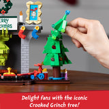 Brickcraft : Grinch in Fireplace