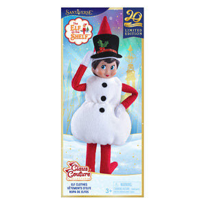 Elf on the Shelf : 20th Anniversary Limited Edition - Claus Couture - Snowman Celebration Dress-up Set