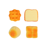Fluffmellies : Mini Bread 4 Pack - Ultra Slow-Rise Sweet Bakery Scented Squishi Fidget