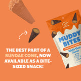 Muddy Bites : Peanut Butter Chocolate Waffle Cone 2.33oz [BB 06/05/2026] (Imported from USA)