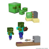 Minecraft : Redstone-Charged Sticky Piston Trap Set with Figures and Accessories