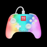 PowerA : Advantage Wired Controller for Nintendo Switch 2 with Lumectra - White