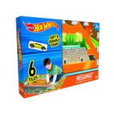 Hot Wheels : 6 Pc Tile Mega Playmat Bonus FREE Car