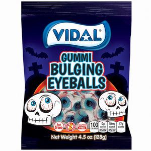 Vidal : Halloween Gummi Bulging Eyeblls 4.5oz [BB MAY 2027]