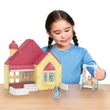 Tile Town : Bluey Heeler Home - Magnetic Tiles Playset With Figures