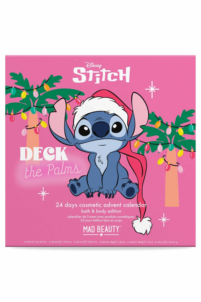 PRE-ORDER) Mad Beauty Disney's Stitch 24 Day Bath Beauty