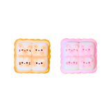 Fluffmellies : Cheese Toast - Ultra Detailed, Ultra Slow-Rise, Sweet Bakery Scented Squishi Fidget