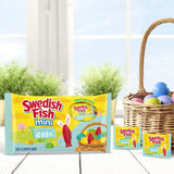 Swedish Fish : Easter Mini Assorted Eggs 18 Snack Packs 9.5oz (USA Import) [BB 08/04/2026]