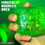 Minecraft x SlimyGloop Gelli Gels Glitter Series - Squishy Stress Cube (Assorted Styles)