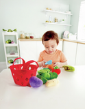 Hape : Toddler Vegetable Basket - 18 Months + (8 Pieces)