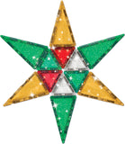 Crayola® : Holiday PIP-Tiles, Mini Magnetic Building Tiles with Glitter - 27 Pcs