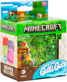 Minecraft x SlimyGloop Gelli Gels Glitter Series - Squishy Stress Cube (Assorted Styles)