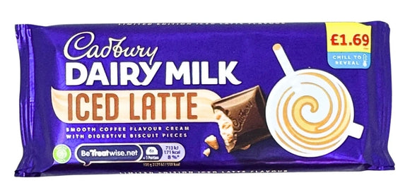 Cadbury : Limited Edition Dairy Milk Iced Latte (UK Imported) - 122.5g [BB 01/31/26]