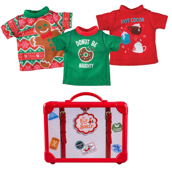 Elf On The Shelf : Claus Couture - Festive Fun T-Shirt Set