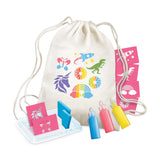 4M - KidzMaker - Stencil Backpack Printing Kit