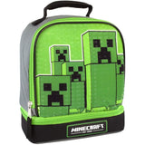 Minecraft Creeper Double Compartment Insulated Lunch Box