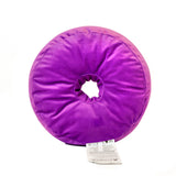 LIFESAVERS : Pruple Round Pillow with Hole - 10"