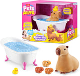 Zuru : Pets Alive Mommy Capybara and Baby Surprise with Magnetic Ducky