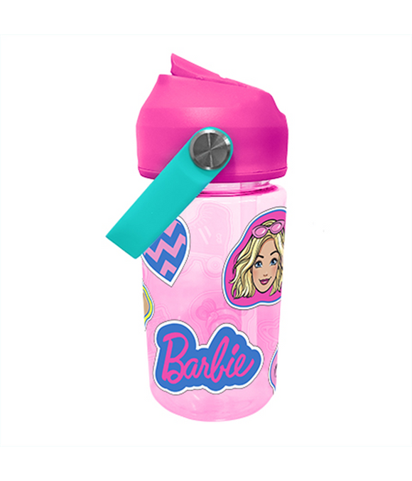 Danawares : Barbie - Plastic Water Bottle with Spout & Handle
