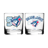 (PRE-ORDER) Toronto Blue Jays 50th Season : Limited Run - Two-Piece 10oz. Rocks Glass Set