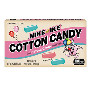 Mike and Ike Cotton Candy Retro Theatre Box 4.25oz [BB 06/2026]