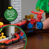 Brickcraft : Grinch in Fireplace